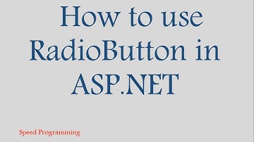 Radio Button Control in C#.NET | ASP.NET Radio Button Control | C#.NET