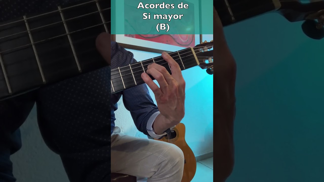 El truco definitivo para el acorde de Si Mayor #guitarra #acordes #tutorial