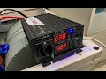 Тест и распаковка автомобильного инвертора на 1500w c алиэкспресс. Чистый синус