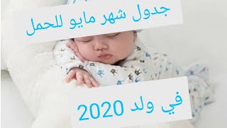 جدول شهر مايو للحمل في ولد 2020