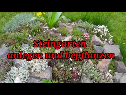 Video: Pflege eines Steingartenbettes – Wie man einen Steingarten anbaut
