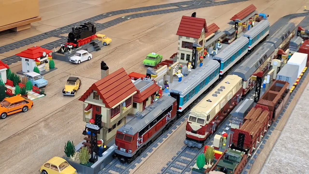 PREMIERE: Erster EINSATZ der 218er im ZUGBETRIEB !                            #train #lego #story