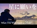 【ピアノ】暗闇で願いを込めた「星に願いを」 When You Wish Upon a Star【Piano】