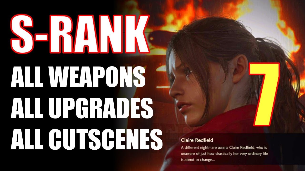 RE2 Remake Claire B Walkthrough S RANK ALL WEAPONS UPGRADES Part 7 G3 G4 G5 Boss Fights re2-remake-claire-b-walkthrough-s-rank-all-weapons-upgrades-part-7-g3-g4-g5-boss-fights