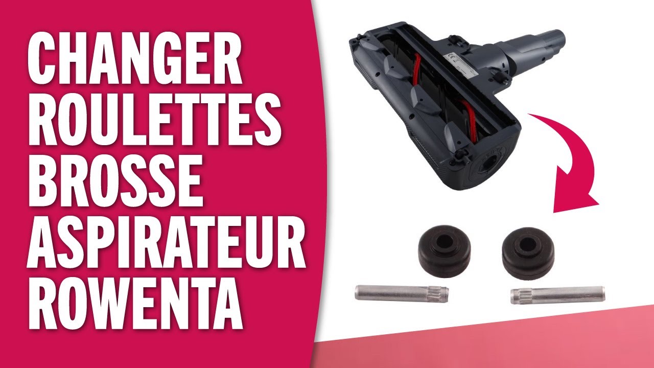 Comment changer les roulettes de sa brosse d'aspirateur Rowenta ? (modèles  X Force Flex) 