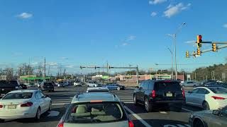 Drive through..Belmar, Neptune, Ocean, Eatontown, to Red Bank.