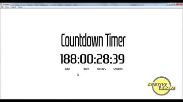 How to create a Countdown Timer in Adobe Flash CS6: Action Script 2.0