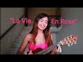 La vie en rose in english french and arabic