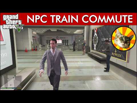 Gta V Npc's Work Commute By Train