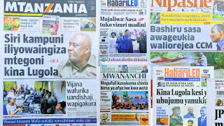 MAGAZETI YA LEO JUMATATU TAR 24/2/2020 MAGAZETI YA LEO JUMATATU TAR 24/2/2020