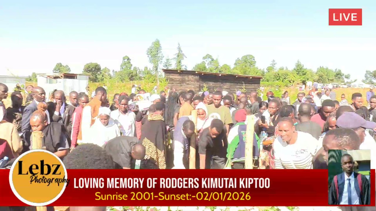 IN LOVING MEMORY OF RODGERS KIMUTAI KIPTOO