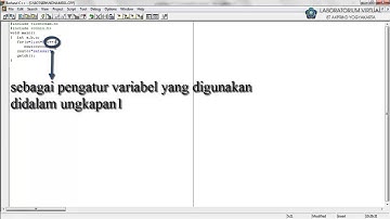 Praktikum Pemrograman Terstruktur Bab II (Contoh 1)