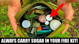 Soldiers Always Carry Sugar In Their Survival Fire Kit!
