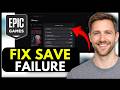 How To FIX SAVE FAILURE ERROR In Rocket League On PC (EASY) 2026