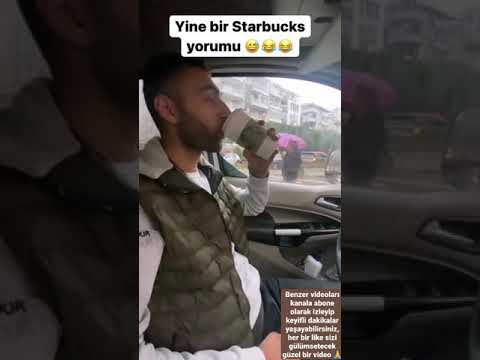 Starbucks i yeni deniyen genç fiyatı duyunca ofkelenip bardağı ısırdı 🤣