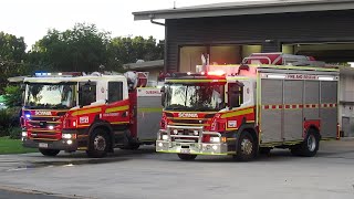 (Phaser) QFRS 643A responding (Bundamba) | QAS 2 units responding