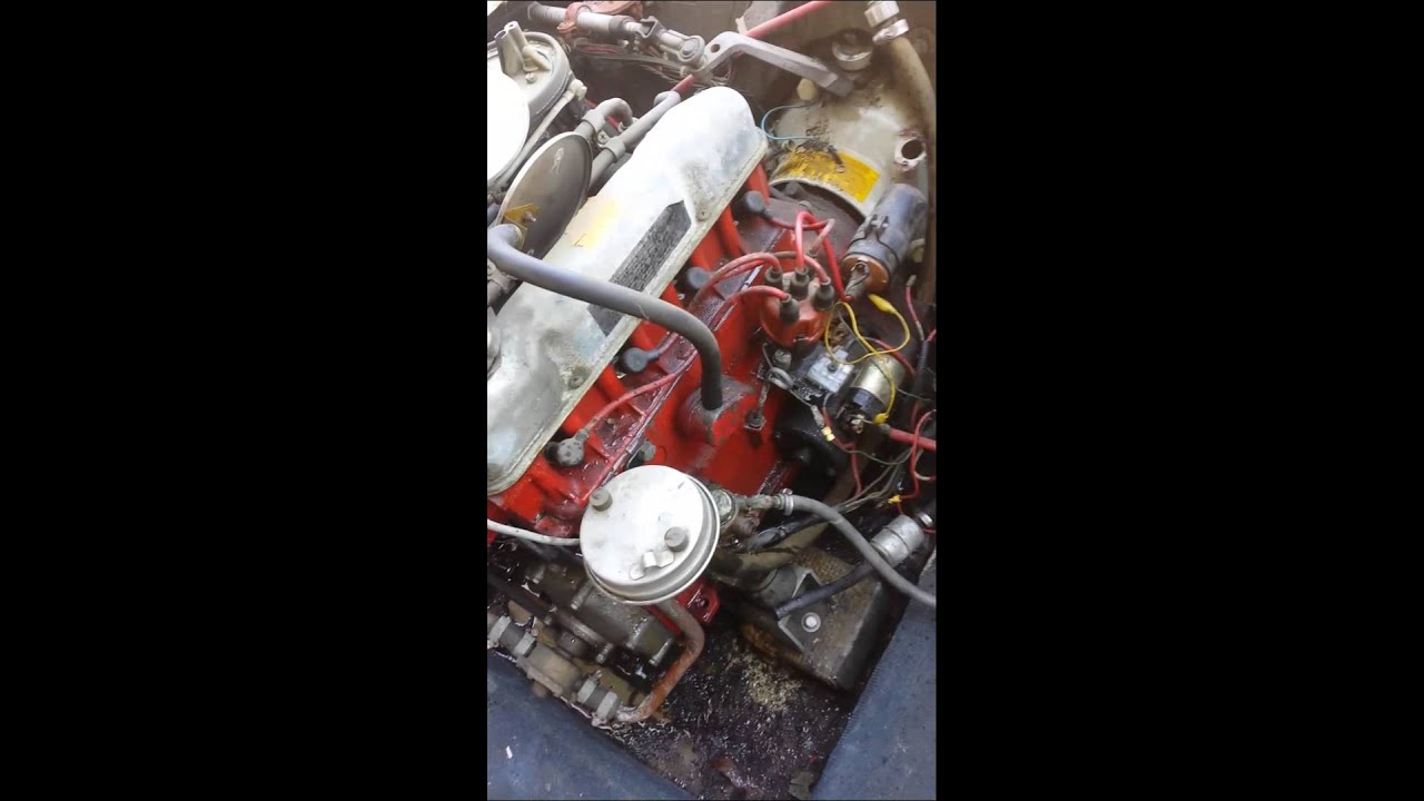 volvo penta aq130c old boat youtube