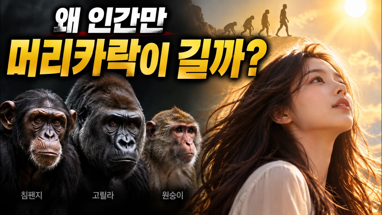 긴 머리에 숨겨진 인간의 진화