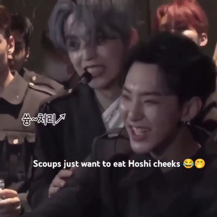 the urge to eat HOSHI's cheeks 😂🤭 #kpop #kpopband #hoshi #scoups