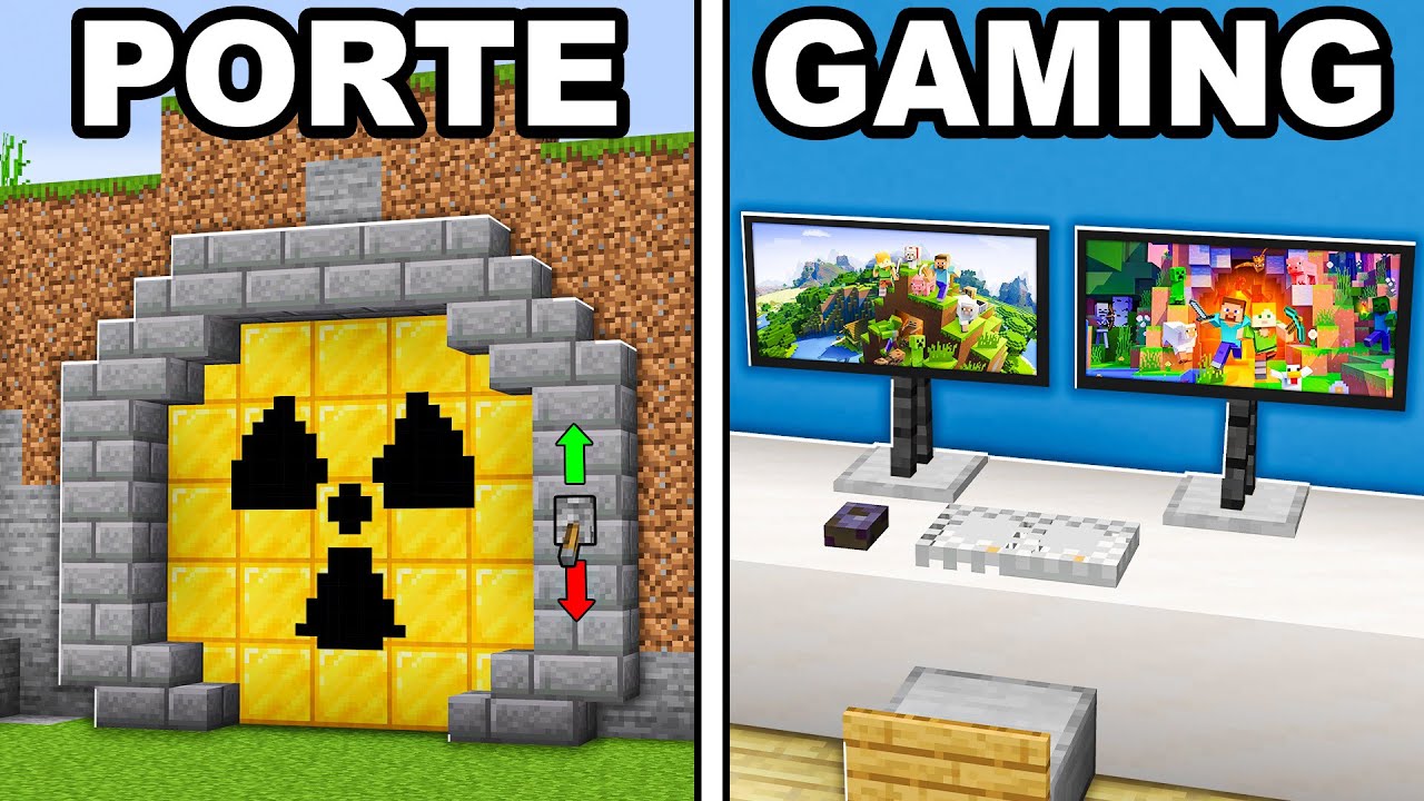 10 BUILDS HACKS que TU PEUX FAIRE sur Minecraft !
