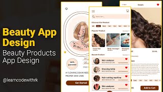 How to make Website | Beauty Products App Design | Figma | Website Design