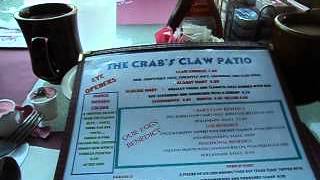 Sunday Morning September 23 at Crabs Claw on the side