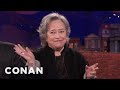 Kathy Bates: "You Don’t Have To Get Wacked" On Weed  - CONAN on TBS