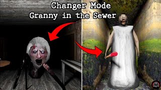 Granny v1.8.1 But Granny is on The Side Of Sewer and Angeline Spider is on The Side Of Granny House