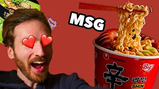 MSG = Michelin Star Guaranteed? Testing instant noodles with and without.