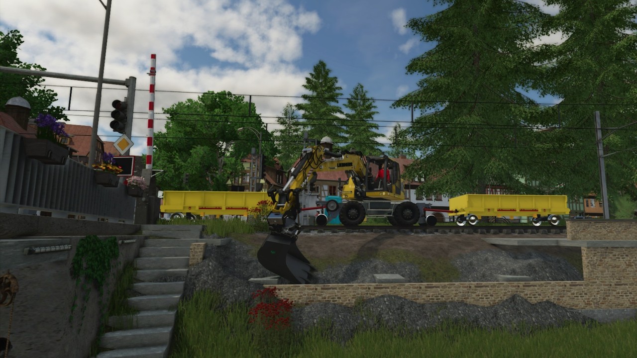 Nun geht endlich der Abriss der alten Tragmauer los !!  | Gleis Baustelle #2  | FARMING SIMULATOR 25