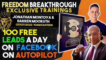 100 FREE Leads A Day On Facebook On AUTOPILOT! (how to get leads on facebook)