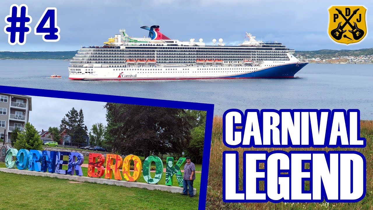 Carnival Legend 2023 Pt.4 - Corner Brook, Newfoundland - Stream Trails, Train Ride, Green Roof Park