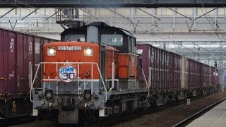 DD51 1802号機(JR30周年記念ヘッドマーク付)(2080レ) 清洲駅通過