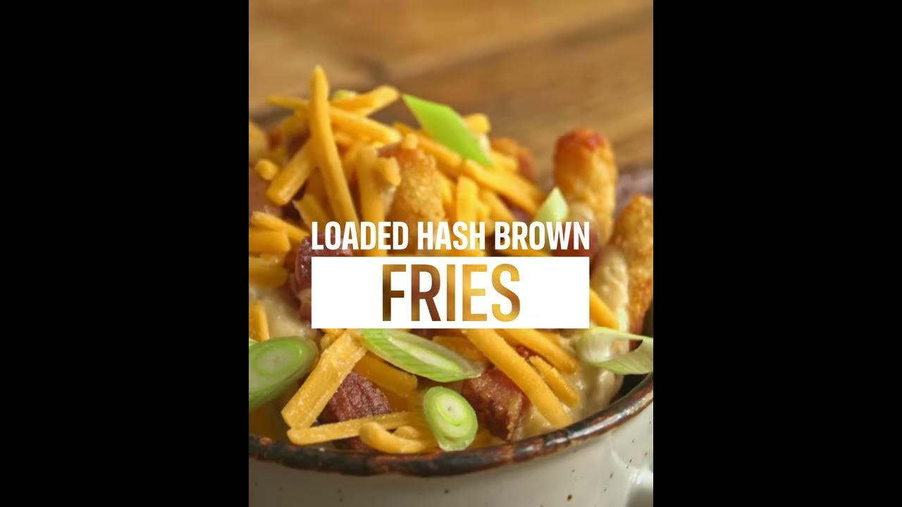 Loaded hash brown fries iceland foods youtube