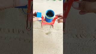 DIY mini tractor road construction amazing science project #short #diy #minitractor