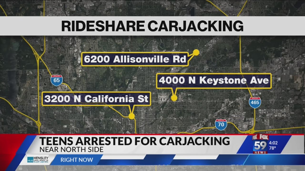2 arrested after reported carjacking of rideshare driver - YouTube