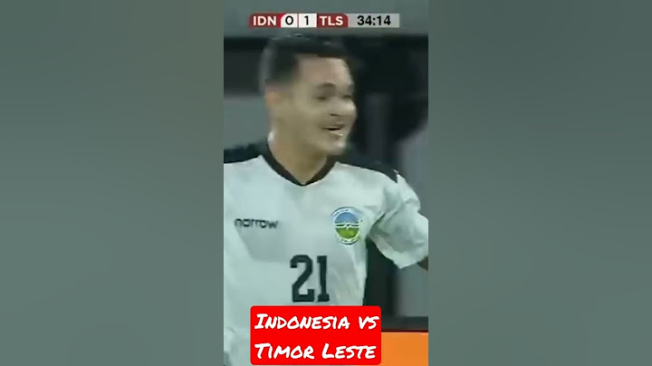 Indonesia vs Timor Leste #indonesiapastibisa