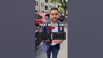 License Plate Covers are ILLEGAL!? #shorts