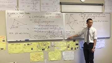 HSC Question on Complex Numbers, Vectors & Polynomials (2 of 2: Combining results)