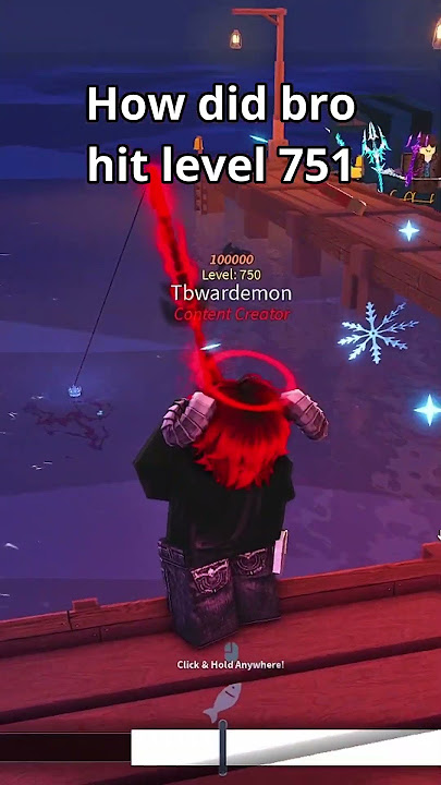 He WENT PAST MAX LEVEL💀 #roblox #robloxfisch #fisch