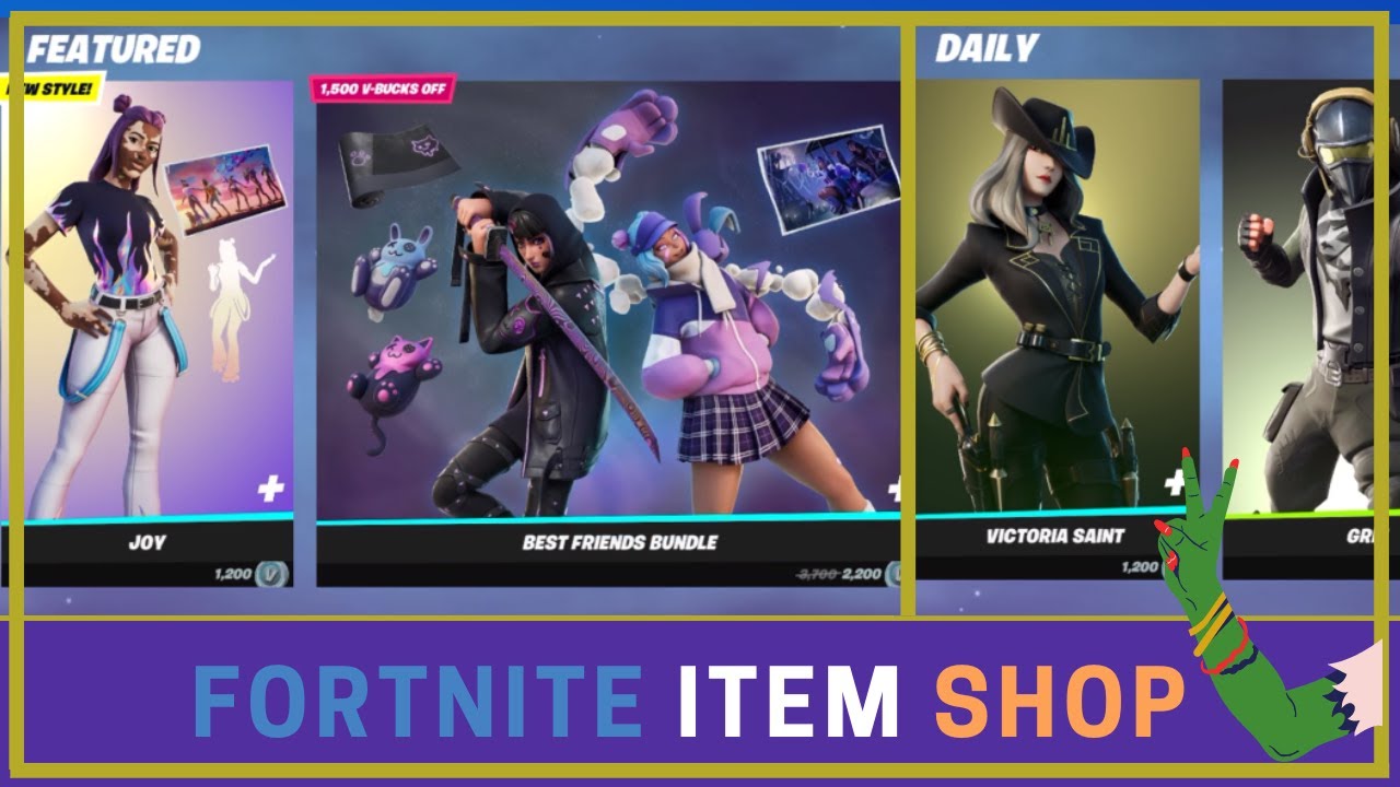 Get the Best Friends Bundle now! Fortnite Item Shop March 11, 2022