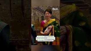 Japans First Lady Was Seen In A Saree At The G20 Gala Dinner Hosted By President Draupadi Murmu