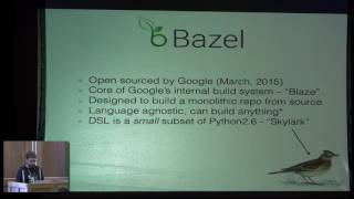 Building Hermetic Python Packages with Bazel @ Dropbox - Leonid Vasilyev screenshot 2