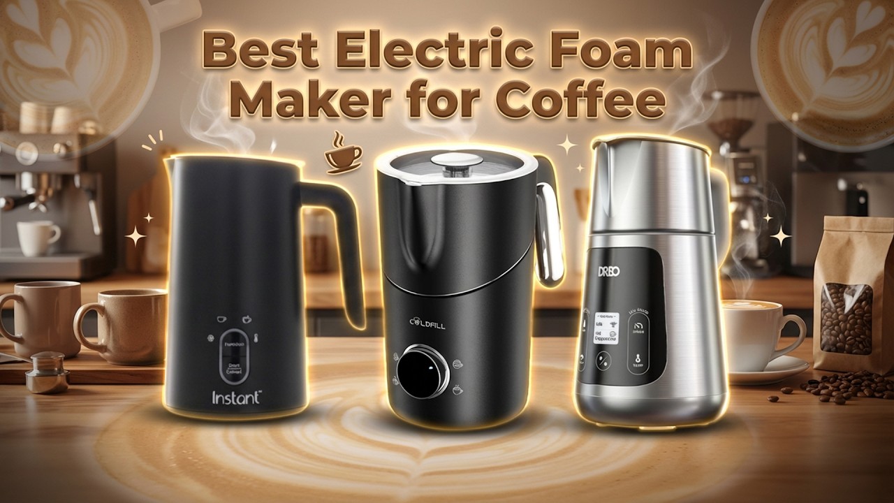 Топ-3 лучших электрических пеногенераторов для кофе — Dreo, Coldfill и Instant Pot