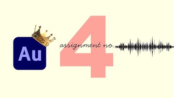 Assignment 4 (Not just a video editing Cohort 9.0)