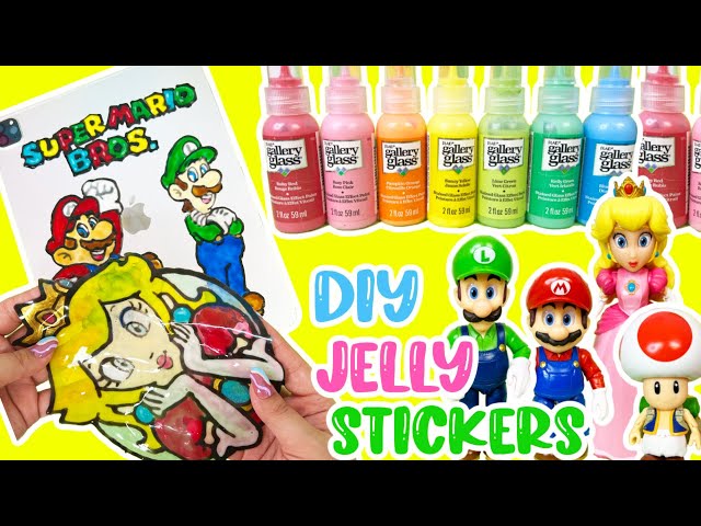 Super Mario Bros Movie DIY Jelly Stickers! class=