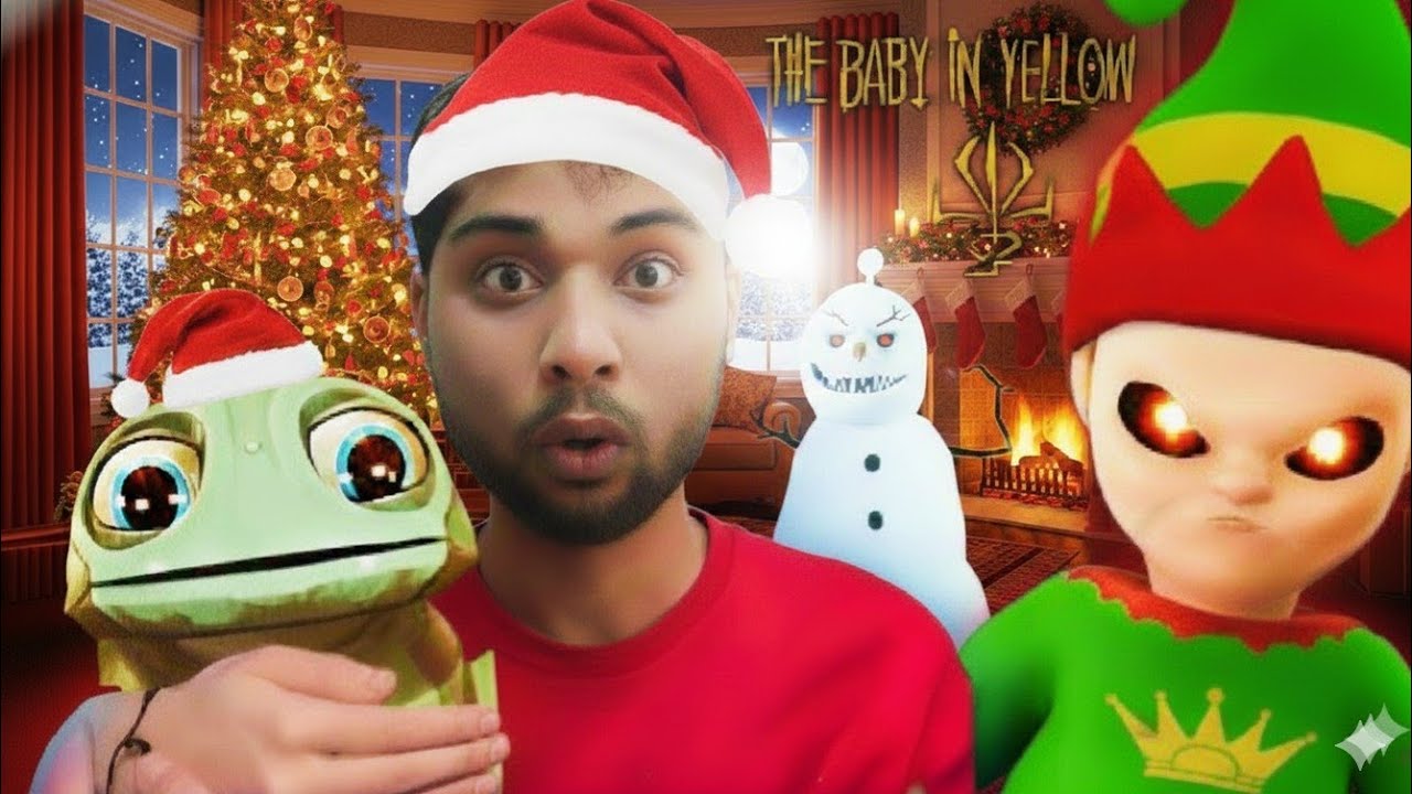 I Found the SECRET Christmas Room in Baby in Yellow! 🗝️🎅
