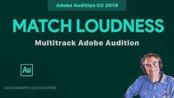 How To Apply Match Clip Loudness in Multitrack of Adobe Audition
