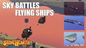 Sky Battles, islands and floating ships! - Stonehearth