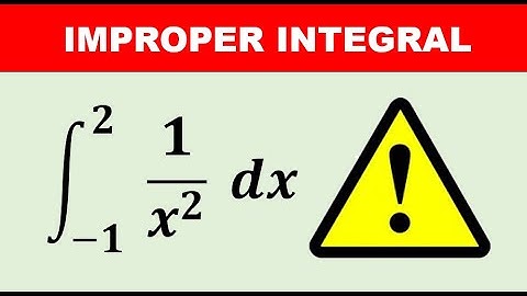 Dangers of improper integral with discontinuous integrand